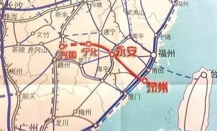 兴泉铁路是由江西省兴国县至福建省