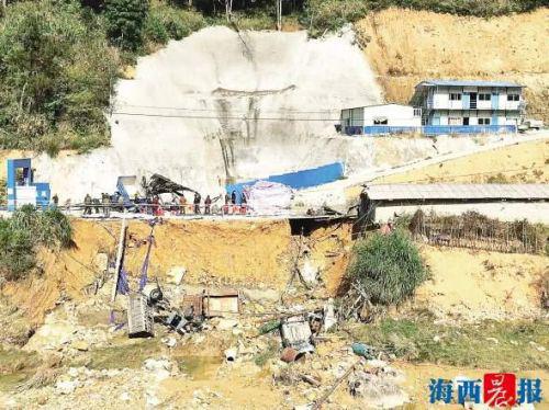  发生坍塌的地方。图片来源于网络