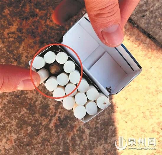 王某将大麻藏在香烟里企图蒙混过关