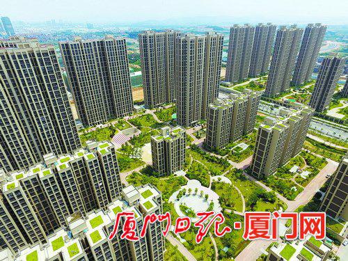 高楼林立的洋唐居住区。(资料图/记者张奇辉摄)