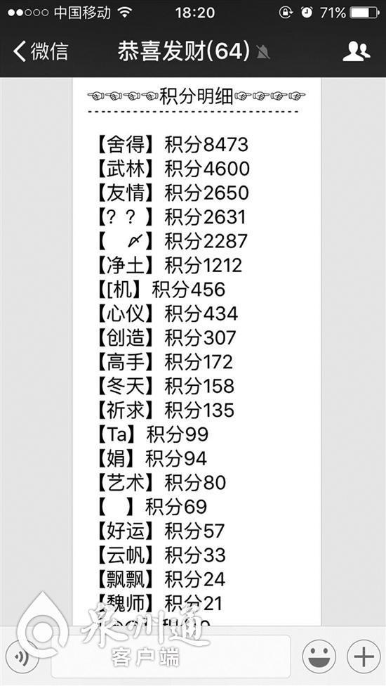 今年春节前，陈先生被一个熟悉的朋友拉进一个有70多人的微信群，朋友告诉他，每有新人入群或者“有事没事”，群主都会发红包。