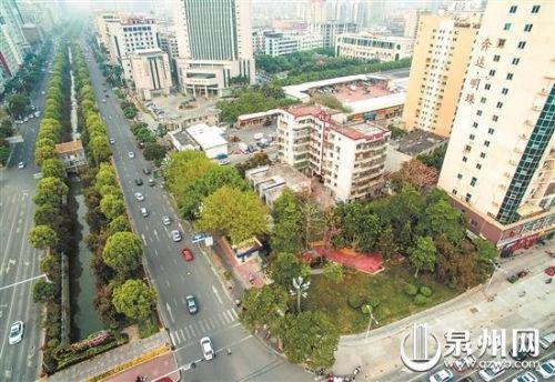 刺桐路宝洲街口绿地可满足附近居民休闲娱乐、健身需求