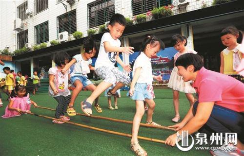 今年我市将新建一批公办幼儿园，让更多孩子接受更好的学前教育。（林劲峰 摄）