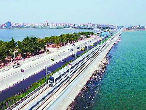 原标题:厦门无敌海景地铁“驶”上央视