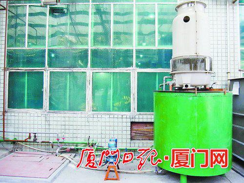 厦门虹鹭钨钼工业有限公司的还原炉冷却水循环使用系统。