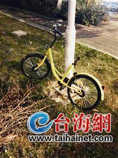 ▲共享单车被遗弃