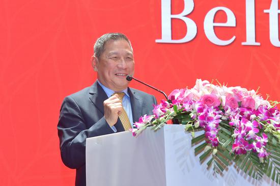 毛里求斯副总理代表、毛里国家银行IBM董事长 Li Kwong Wing 李基昌先生讲话