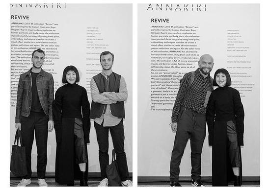 中国设计师品牌ANNAKIKI2017春夏米兰时装周大受关注