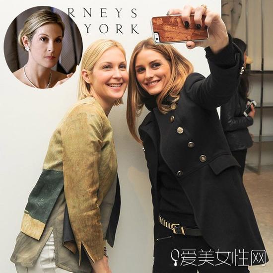 Olivia与明星朋友合照