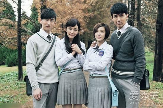 女星扮嫩演学生 谁能hold住校园look-杨幂,刘