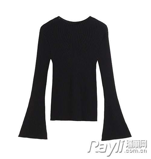 PEACEBIRD WOMEN喇叭袖毛衣 RMB429