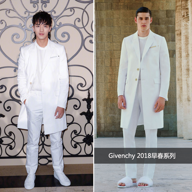 许魏洲亮相Givenchy 2018春夏秀场