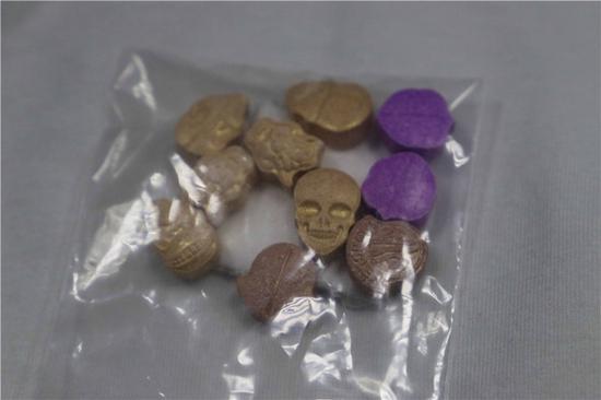 图为查获的毒品 宁波海关供图