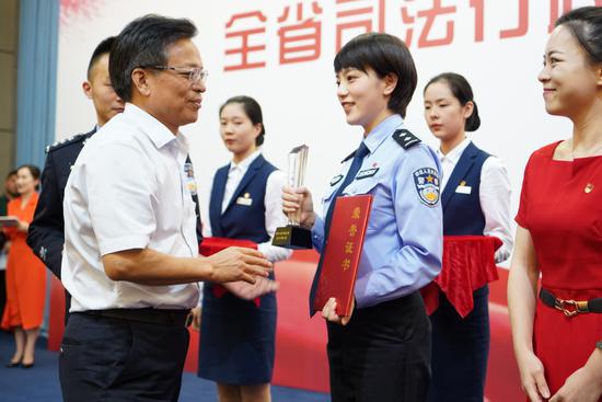 比赛现场。浙江省司法厅 供图