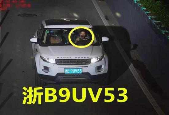 违法车辆:浙B9UV53