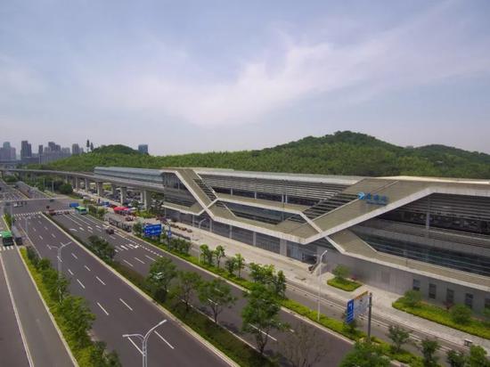 宁波轨道交通1号线霞浦站过街天桥即将开工