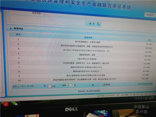 凡存在其中一项不良行为,涉及的船东船长就会被记分。