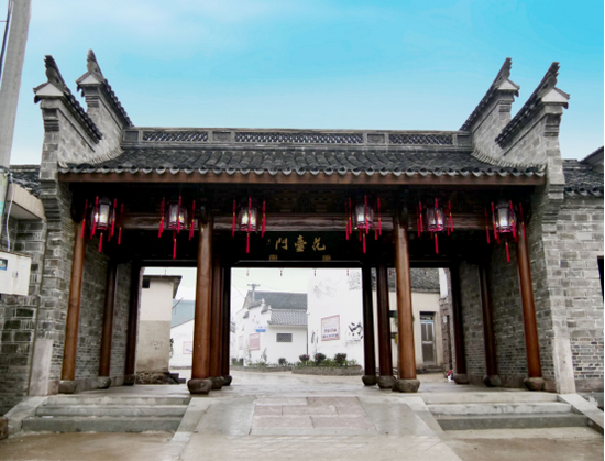 图为花台门。