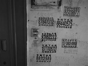 烦人的“牛皮癣”到处贴(图片均由网友提供)