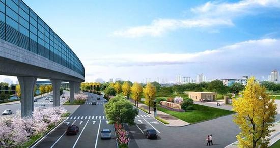 宁镇路效果图