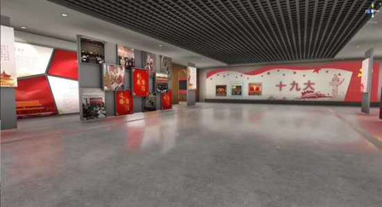 图为设备内展厅入口视觉图