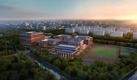 ▲蓝青小学新校区效果图