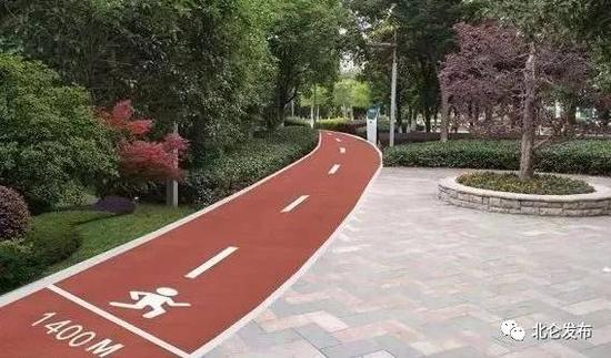 北仑中心公园健身绿道将建成 离完美亮相越来