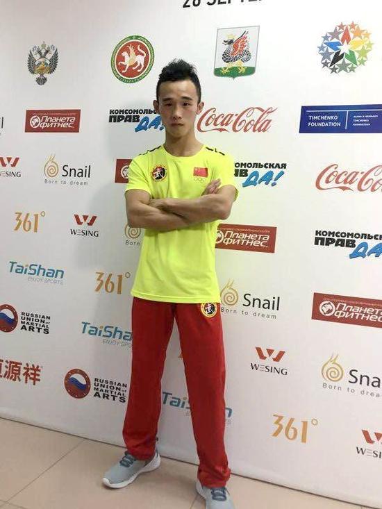 宁波小将王永杰勇夺世界武术锦标赛散打冠军