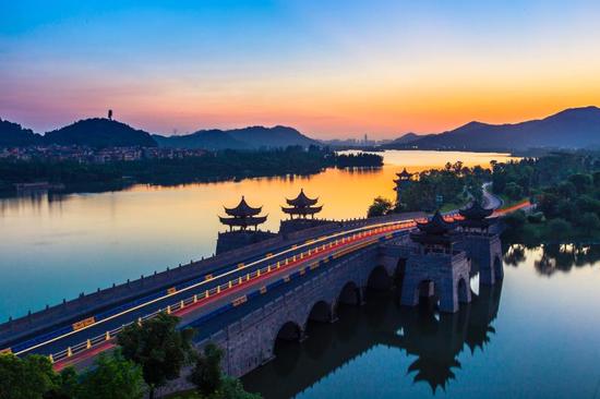 萧山城市风景图