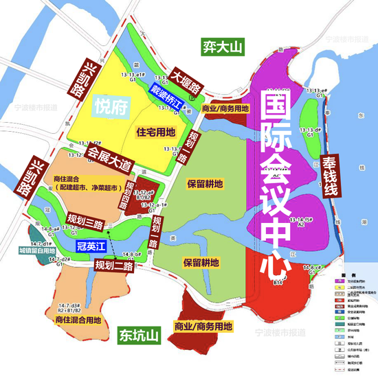 调整后控规用地规划图(批前公示)