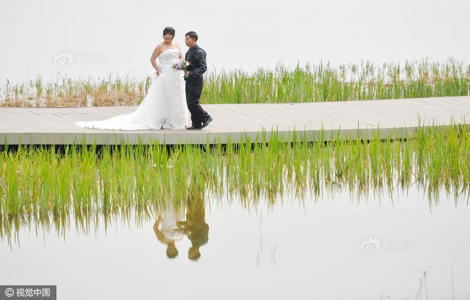 湖边的婚纱照_湖边飘纱婚纱照图片(3)