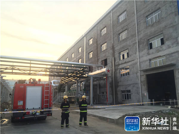 这是8月11日拍摄的事故现场(手机图片)。新华社发