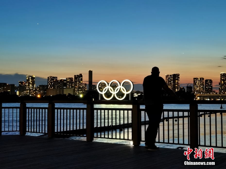 东京湾落日美景