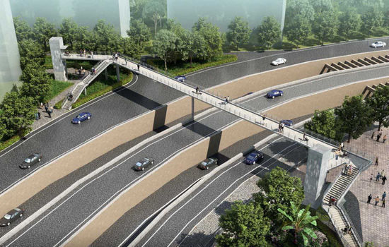 上海首批14座天桥无障碍化改造工程启动！来看效果图