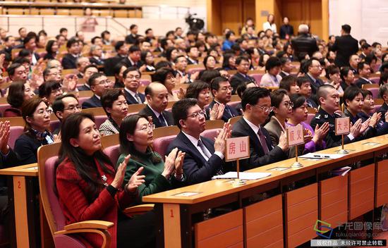 1月20日,北京市第十五届人民代表大会第二次会议胜利闭幕。图为大会现场(图片来源:tuku.qianlong.com)。千龙网记者 万小军摄