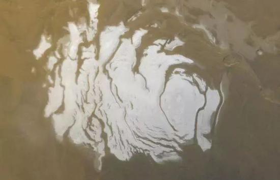 ▲火星发现液态水湖。图片来源：NASA