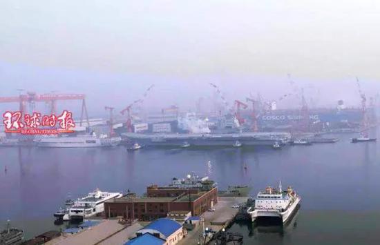 喜讯 中国首艘国产航母今早出港 喜讯 中国首艘国产航母今早出港