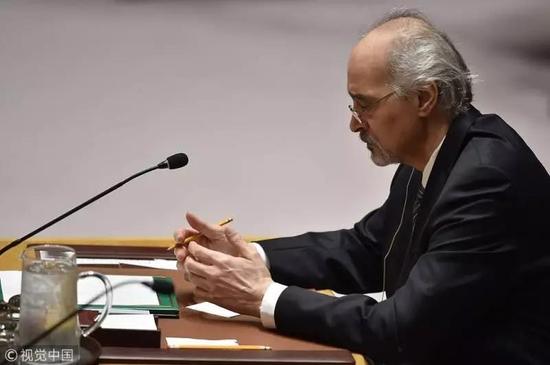 安理会上的叙利亚代表