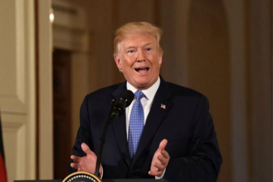 图为美国总统特朗普(图片来源:美媒资料图)