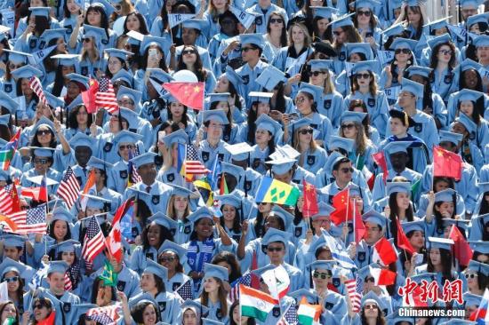哥伦比亚大学毕业典礼(图源:中新网)