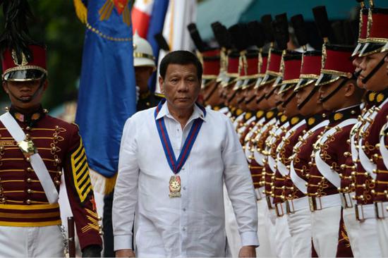 菲律宾总统杜特尔特（图：视觉中国）