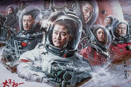 ▲《流浪地球》海报(视觉中国)