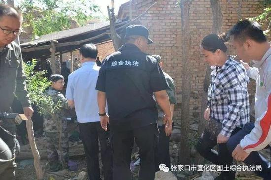 劝离阻工人员