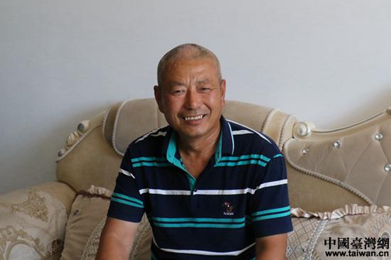 陆家村村民李海军。(中国台湾网 尹赛楠 摄)