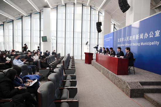 1月31日,北京市新型冠狀病毒感染的肺炎疫情防控工作新聞發佈會舉行。攝影/新京報記者 王嘉寧