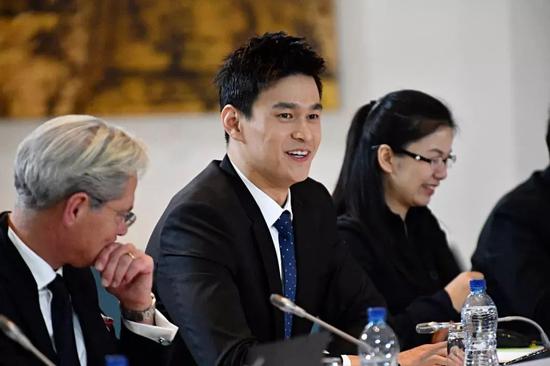 2019年11月,孙杨在听证会上 图源:新华社