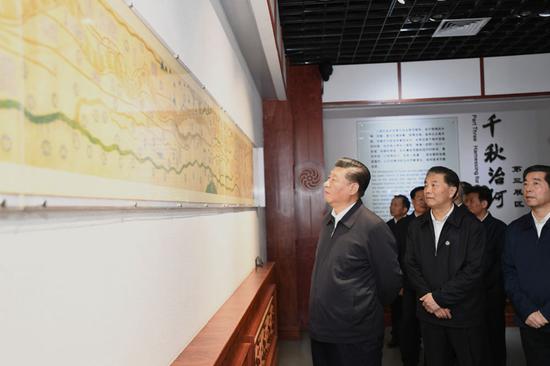 2019年9月17日,习近平在郑州考察。新华社记者 谢环驰 摄