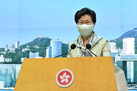 图为林郑月娥
