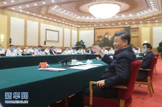7月21日,习近平在京主持召开企业家座谈会并发表重要讲话(图源:新华社)