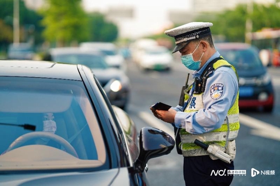 广州交警将重点做好五一期间交通保障工作。通讯员供图